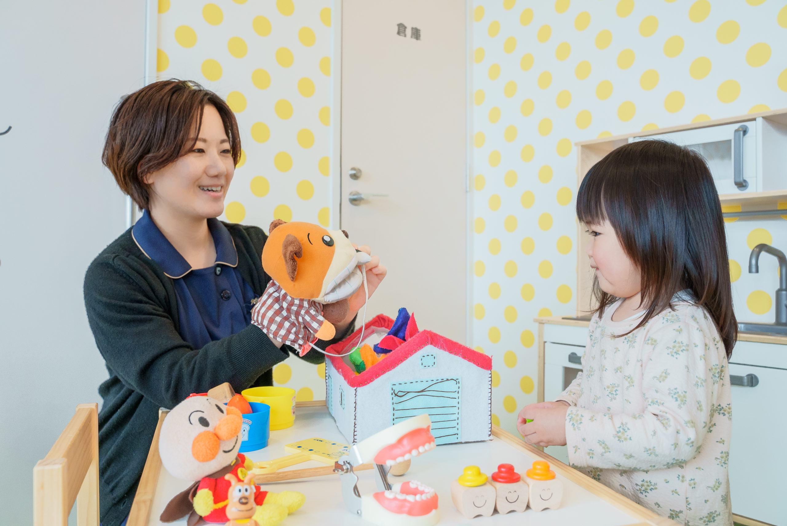 小児エリアでの様子