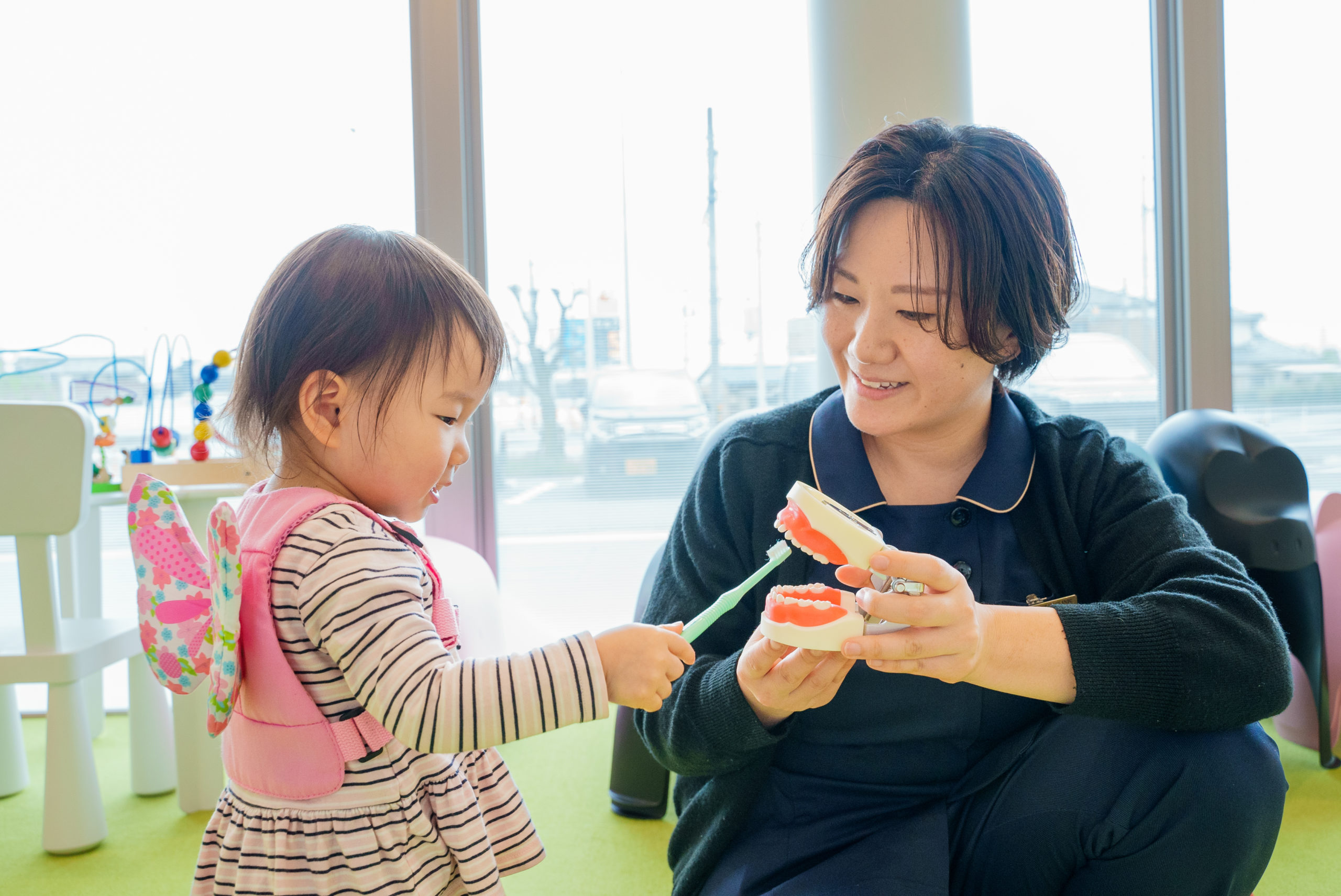 親子で楽しく学ぶ教室の様子